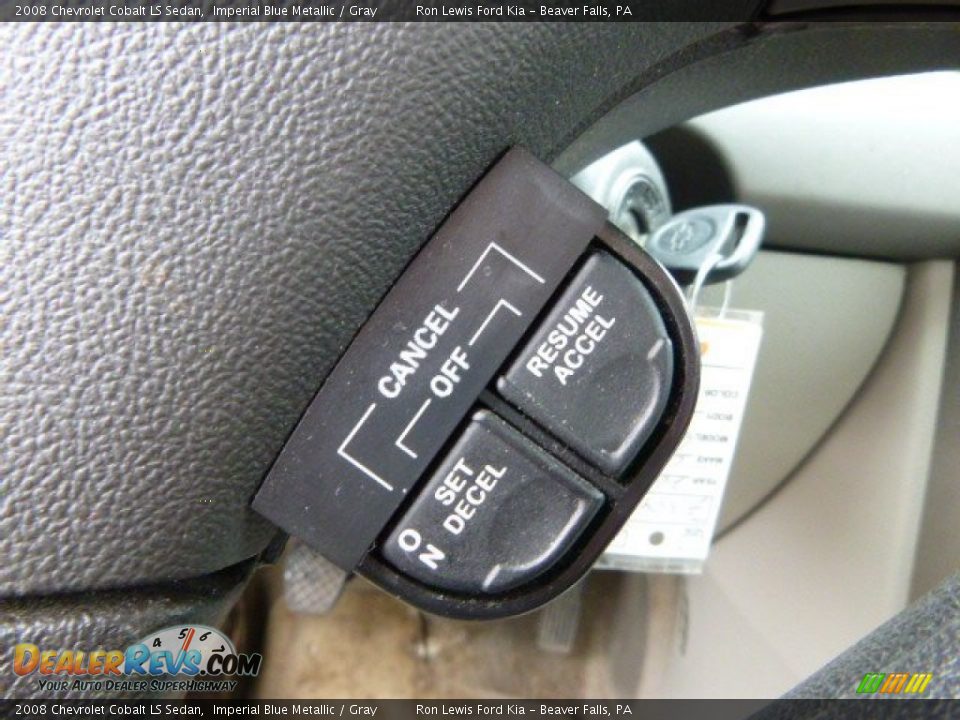 2008 Chevrolet Cobalt LS Sedan Imperial Blue Metallic / Gray Photo #17