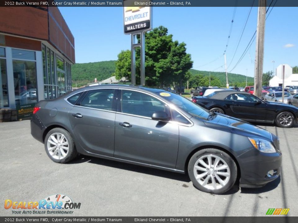 2012 Buick Verano FWD Cyber Gray Metallic / Medium Titanium Photo #1