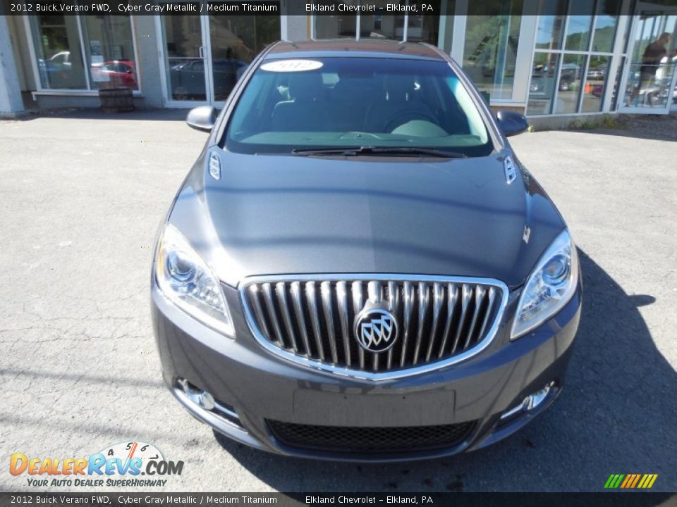 2012 Buick Verano FWD Cyber Gray Metallic / Medium Titanium Photo #3