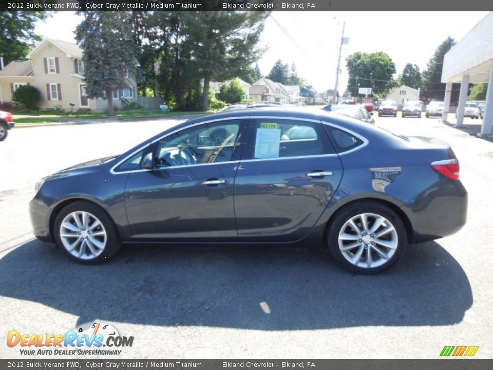 2012 Buick Verano FWD Cyber Gray Metallic / Medium Titanium Photo #6