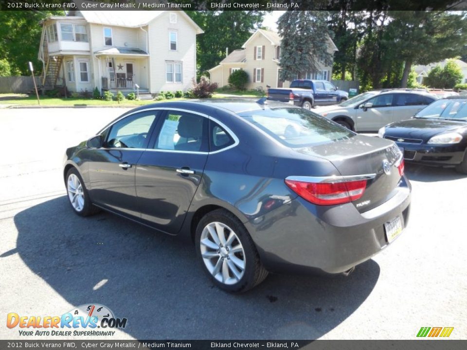 2012 Buick Verano FWD Cyber Gray Metallic / Medium Titanium Photo #7
