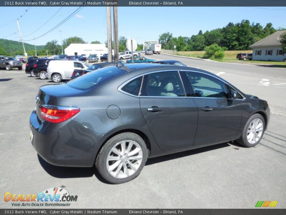 2012 Buick Verano FWD Cyber Gray Metallic / Medium Titanium Photo #10