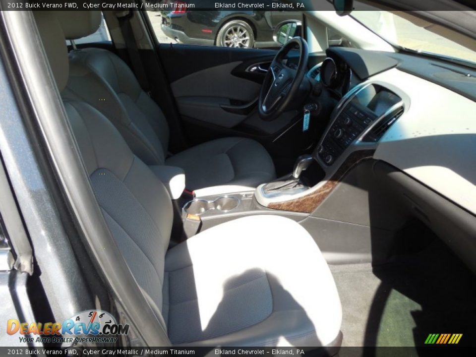 2012 Buick Verano FWD Cyber Gray Metallic / Medium Titanium Photo #11