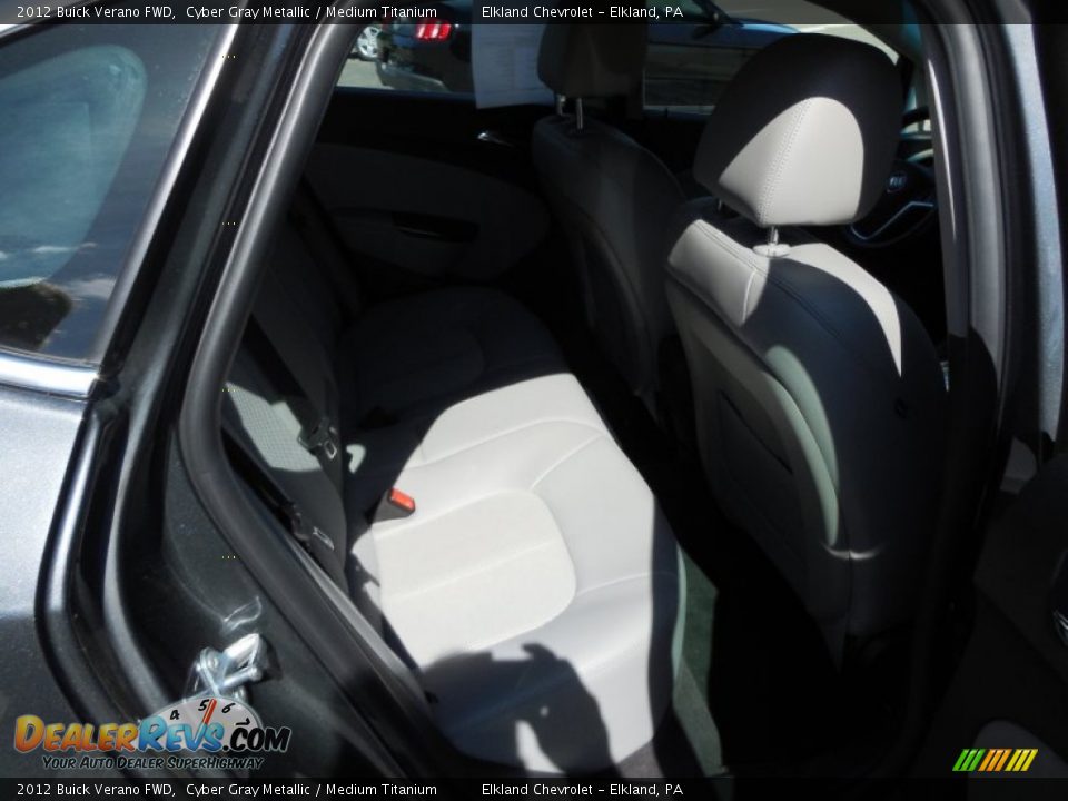 2012 Buick Verano FWD Cyber Gray Metallic / Medium Titanium Photo #12