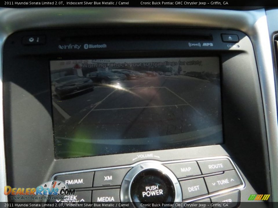 2011 Hyundai Sonata Limited 2.0T Iridescent Silver Blue Metallic / Camel Photo #25