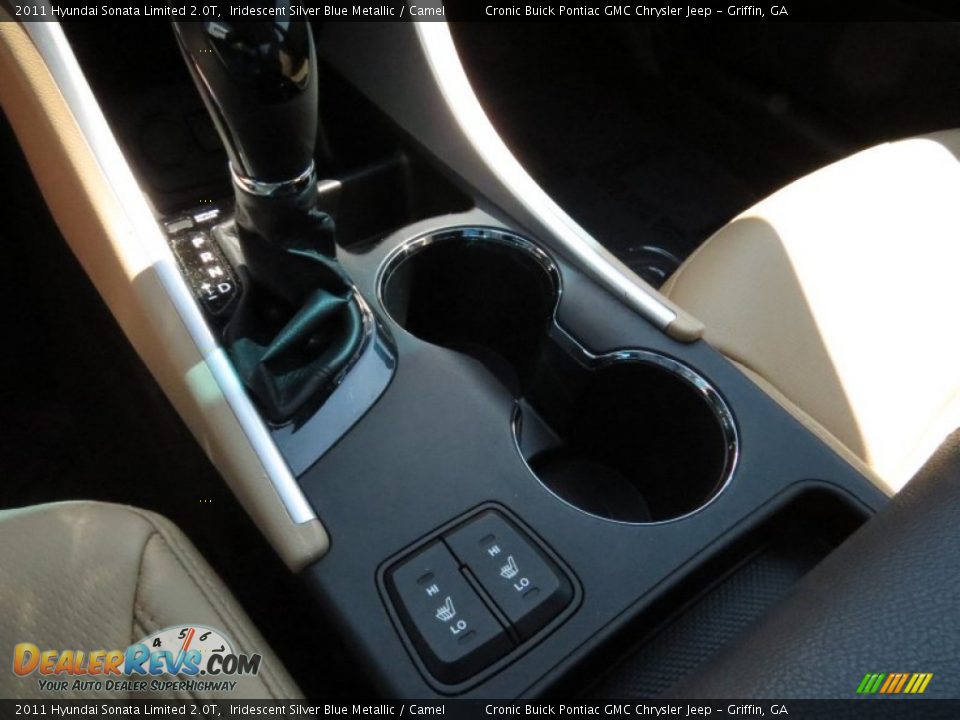 2011 Hyundai Sonata Limited 2.0T Iridescent Silver Blue Metallic / Camel Photo #26