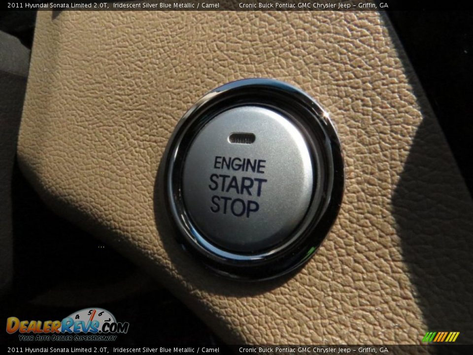 2011 Hyundai Sonata Limited 2.0T Iridescent Silver Blue Metallic / Camel Photo #27