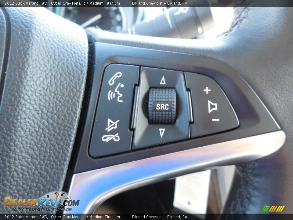 2012 Buick Verano FWD Cyber Gray Metallic / Medium Titanium Photo #20