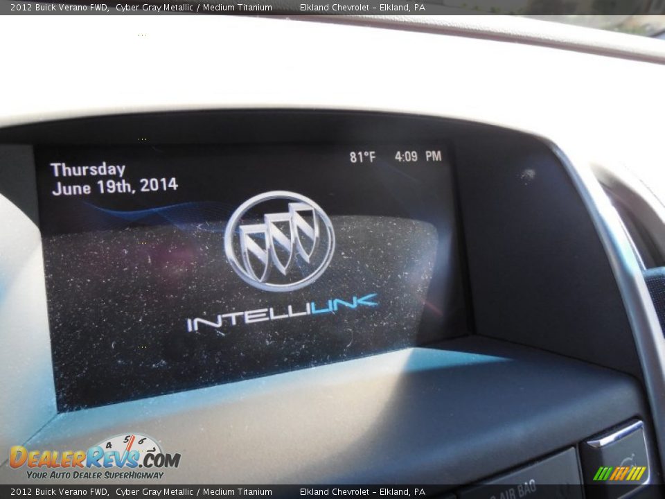 2012 Buick Verano FWD Cyber Gray Metallic / Medium Titanium Photo #24