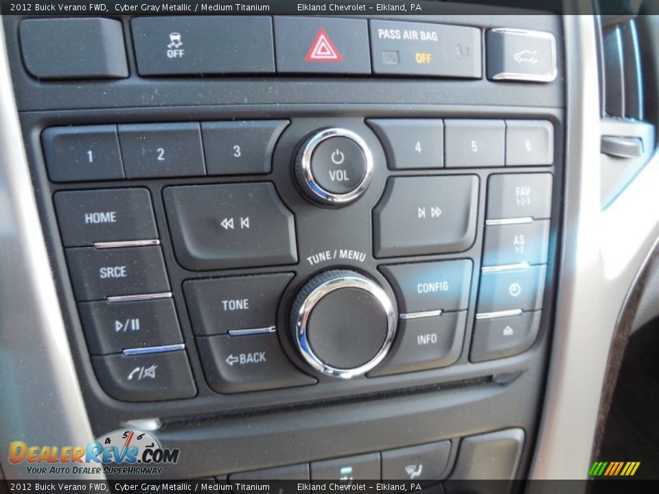 2012 Buick Verano FWD Cyber Gray Metallic / Medium Titanium Photo #27