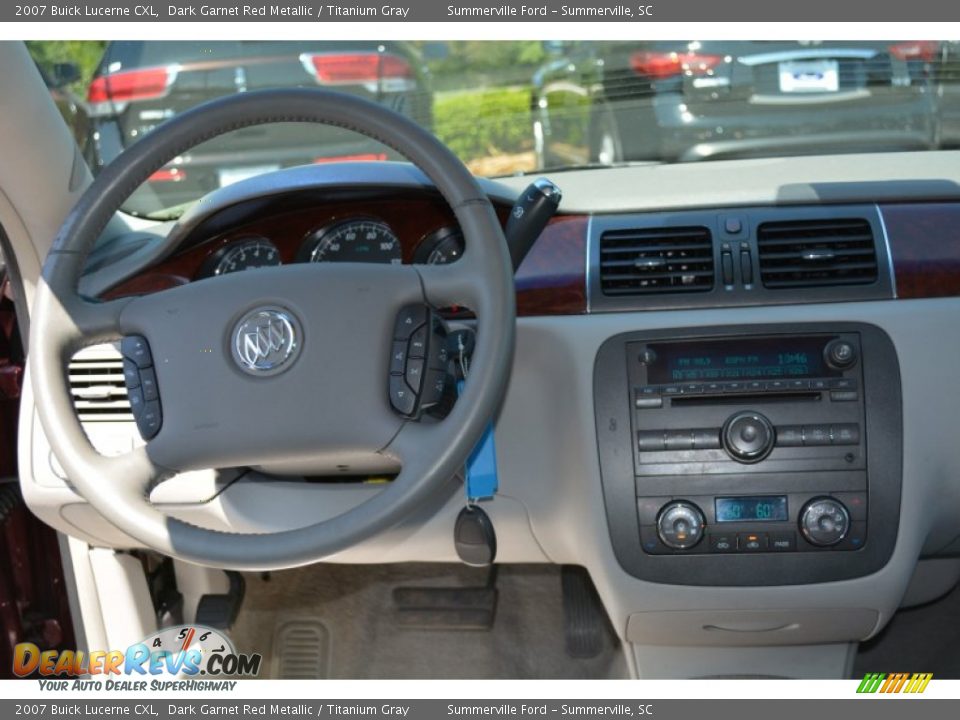 2007 Buick Lucerne CXL Dark Garnet Red Metallic / Titanium Gray Photo #14