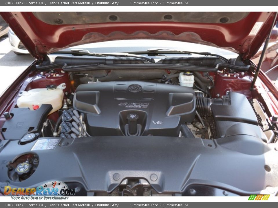 2007 Buick Lucerne CXL Dark Garnet Red Metallic / Titanium Gray Photo #15