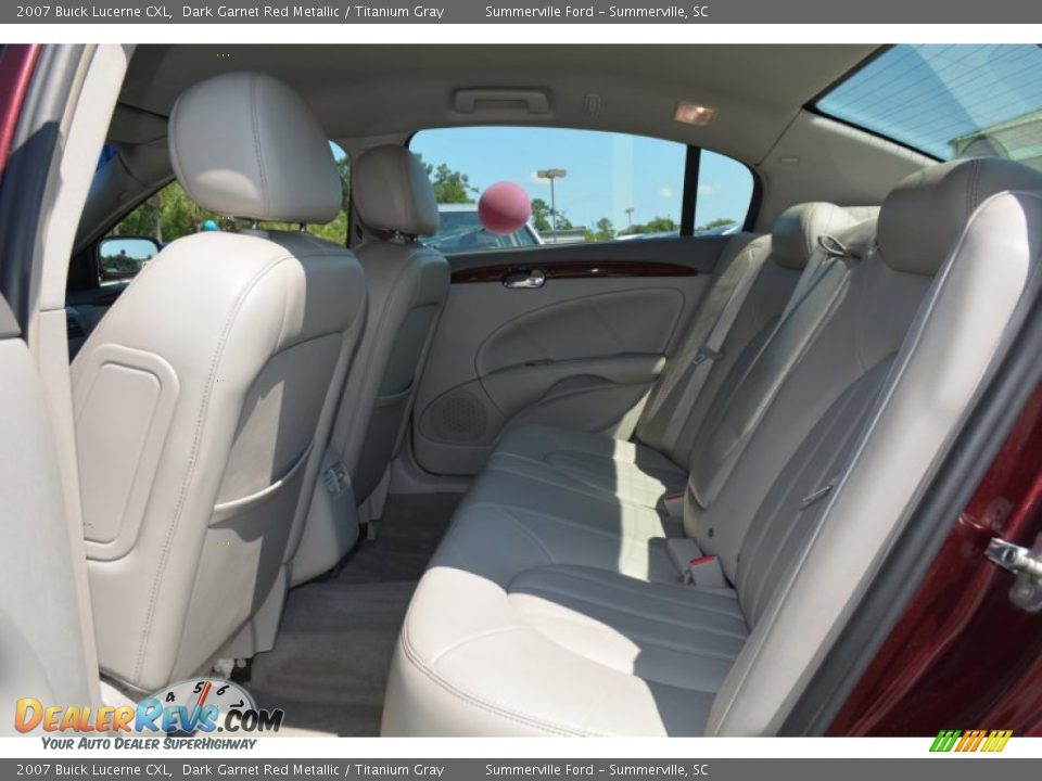 2007 Buick Lucerne CXL Dark Garnet Red Metallic / Titanium Gray Photo #18