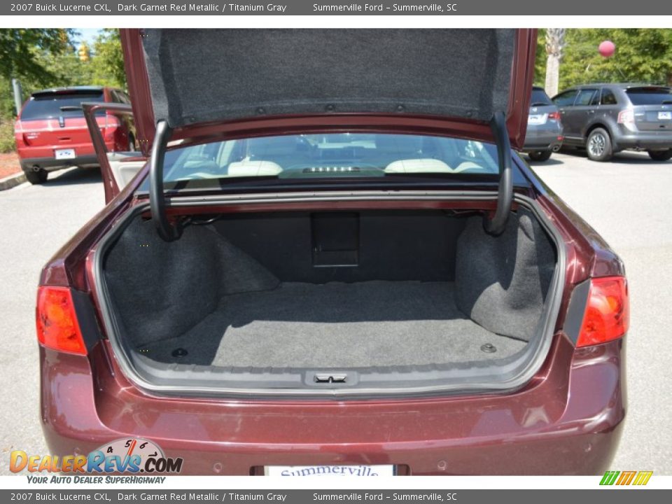 2007 Buick Lucerne CXL Dark Garnet Red Metallic / Titanium Gray Photo #19