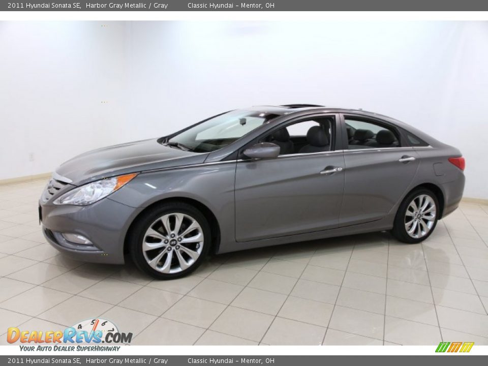 2011 Hyundai Sonata SE Harbor Gray Metallic / Gray Photo #3
