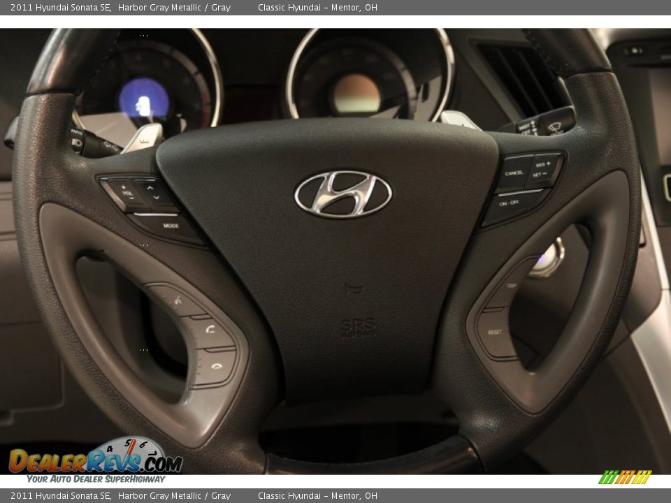 2011 Hyundai Sonata SE Harbor Gray Metallic / Gray Photo #6