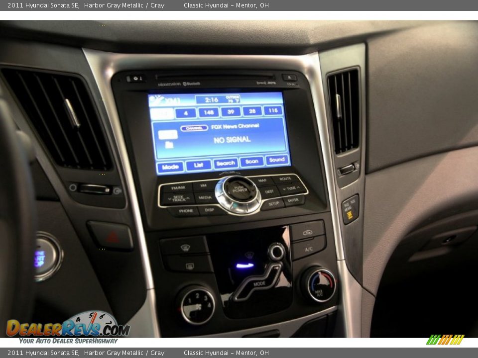2011 Hyundai Sonata SE Harbor Gray Metallic / Gray Photo #8