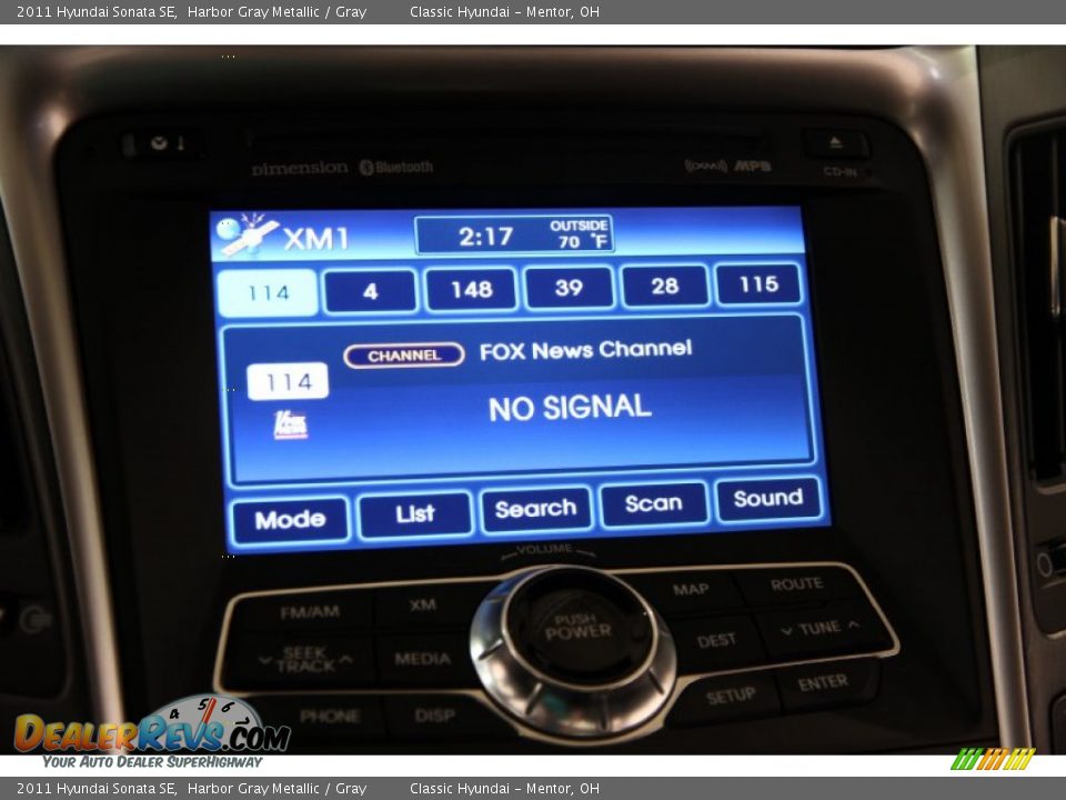 2011 Hyundai Sonata SE Harbor Gray Metallic / Gray Photo #9