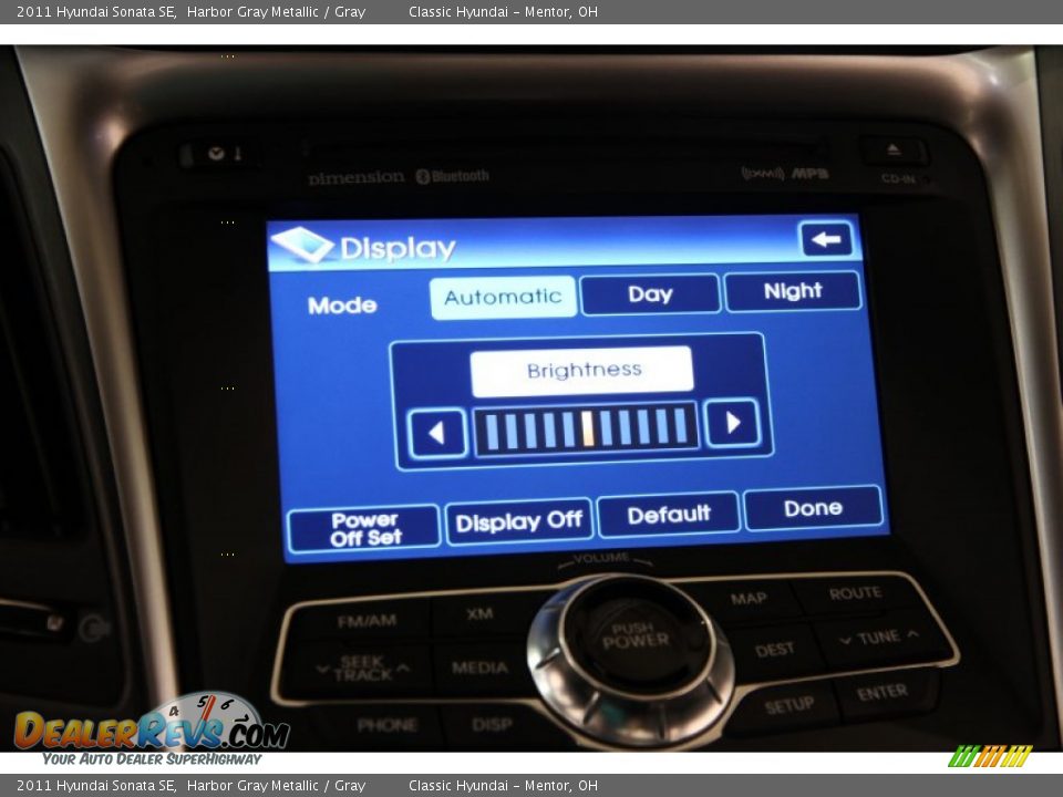 2011 Hyundai Sonata SE Harbor Gray Metallic / Gray Photo #10