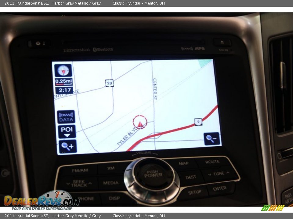 2011 Hyundai Sonata SE Harbor Gray Metallic / Gray Photo #11