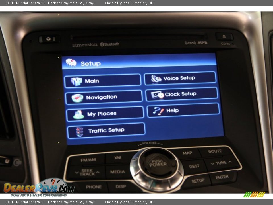 2011 Hyundai Sonata SE Harbor Gray Metallic / Gray Photo #12