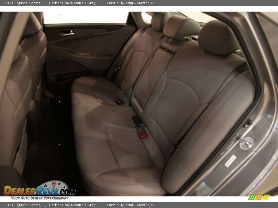2011 Hyundai Sonata SE Harbor Gray Metallic / Gray Photo #17
