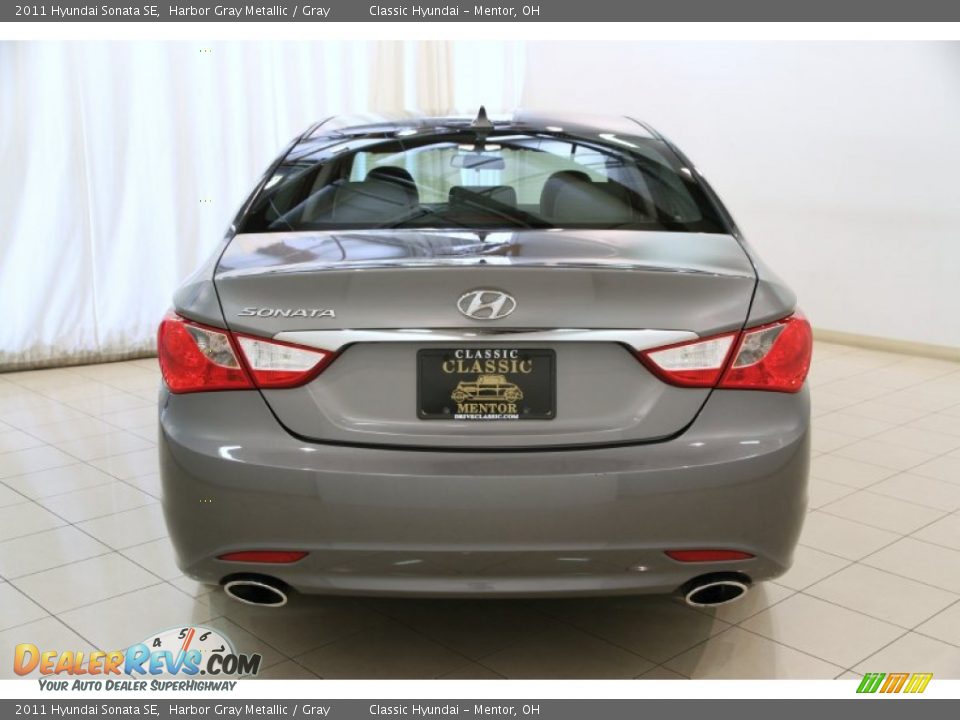 2011 Hyundai Sonata SE Harbor Gray Metallic / Gray Photo #18