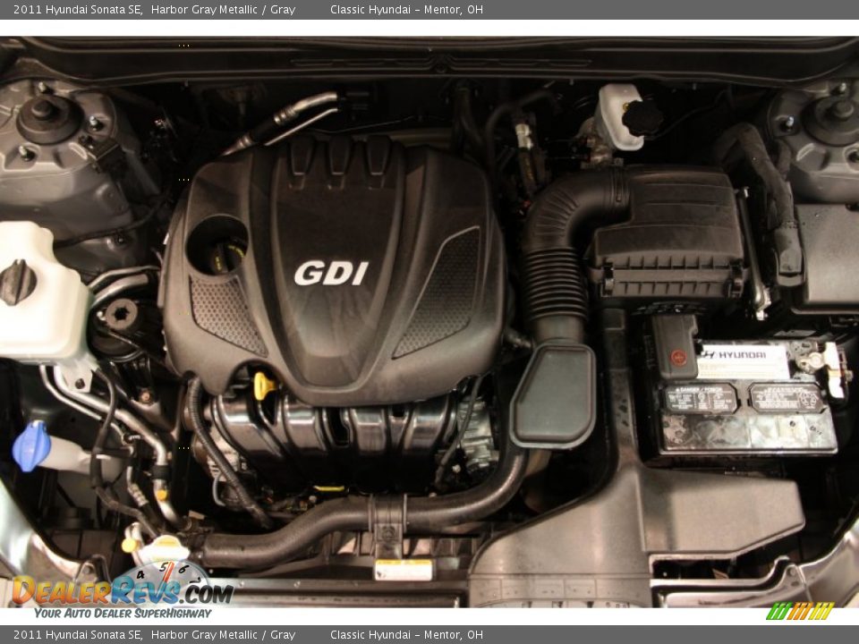 2011 Hyundai Sonata SE Harbor Gray Metallic / Gray Photo #19