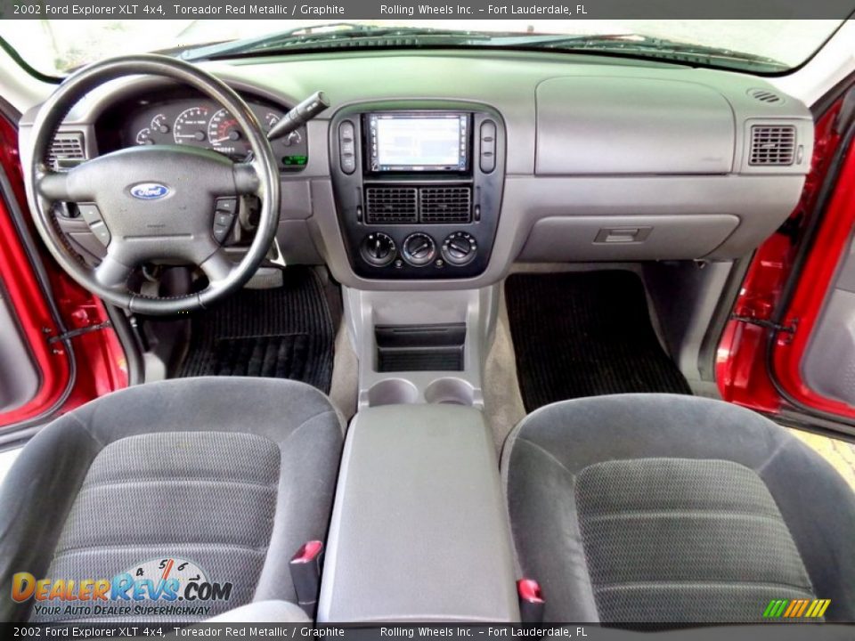 Graphite Interior - 2002 Ford Explorer XLT 4x4 Photo #6