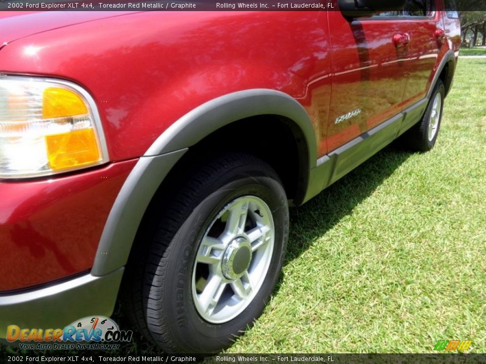 2002 Ford Explorer XLT 4x4 Toreador Red Metallic / Graphite Photo #17