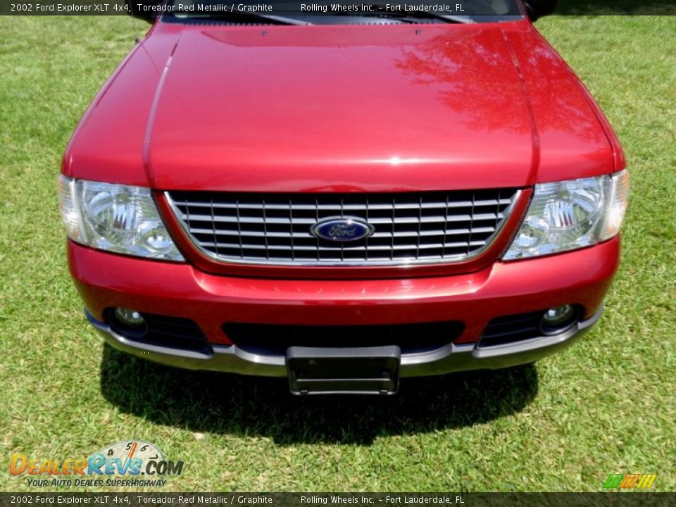 2002 Ford Explorer XLT 4x4 Toreador Red Metallic / Graphite Photo #29