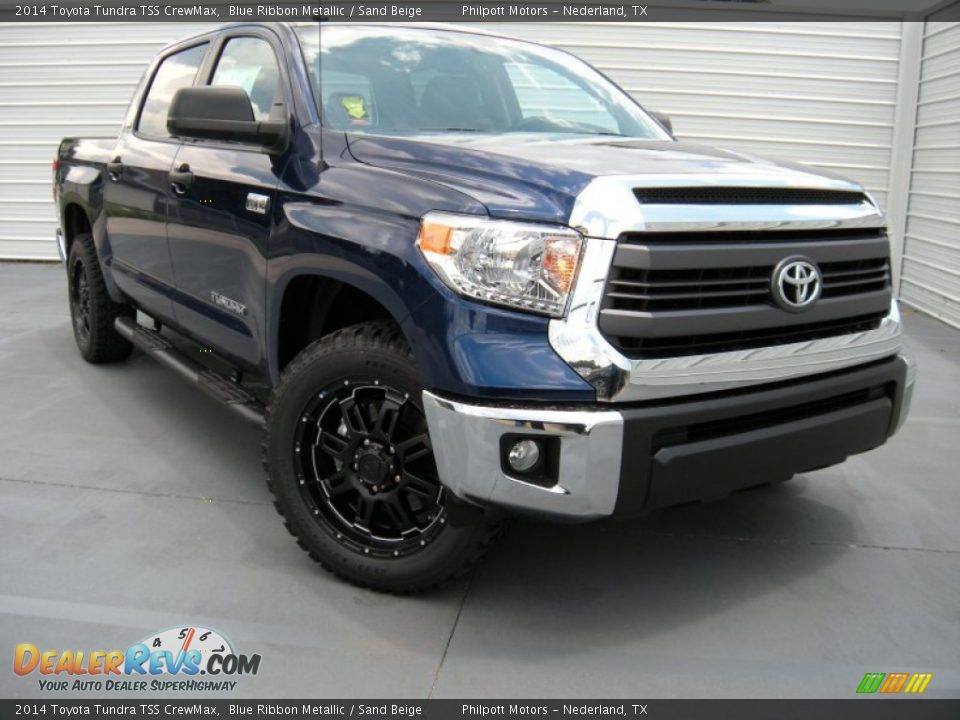 2014 Toyota Tundra TSS CrewMax Blue Ribbon Metallic / Sand Beige Photo #1