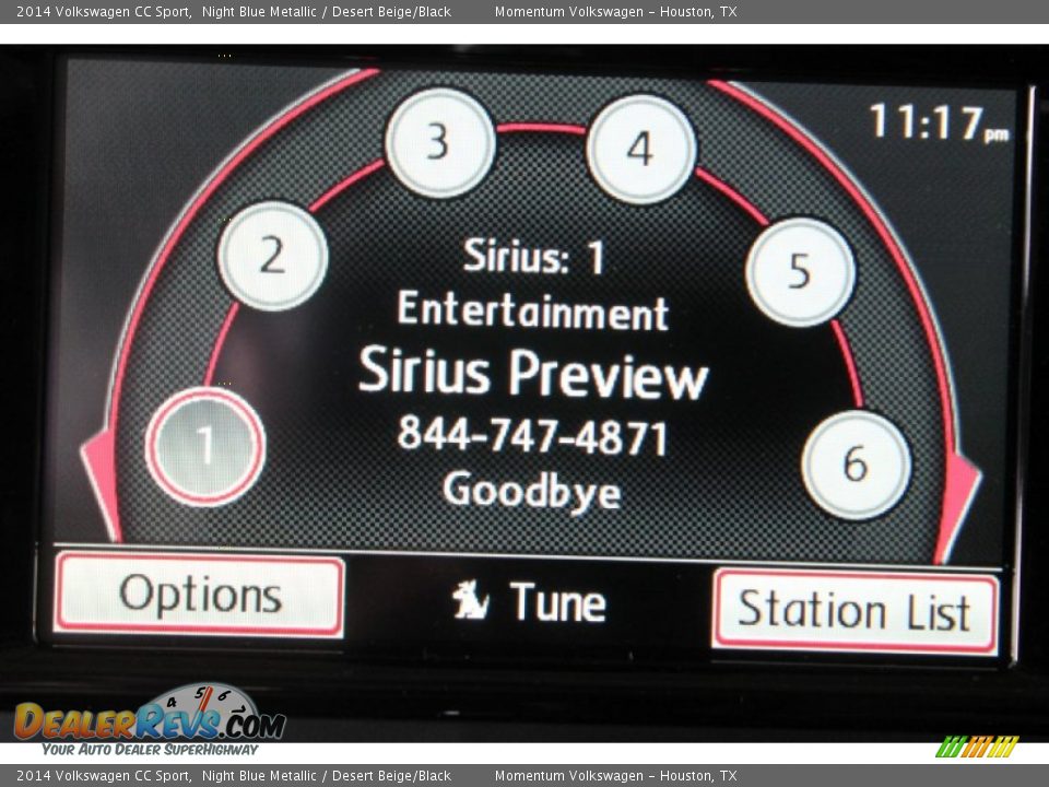 2014 Volkswagen CC Sport Night Blue Metallic / Desert Beige/Black Photo #20