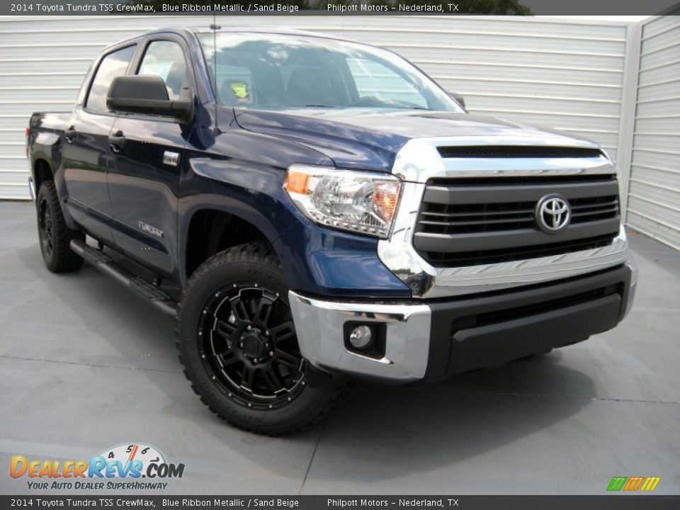 2014 Toyota Tundra TSS CrewMax Blue Ribbon Metallic / Sand Beige Photo #2