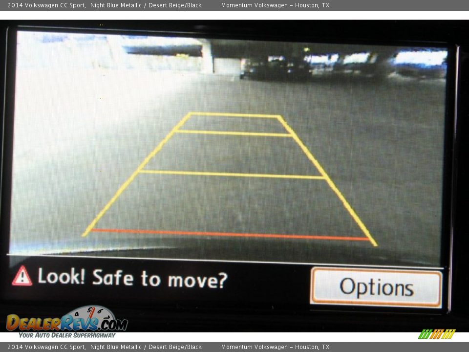 2014 Volkswagen CC Sport Night Blue Metallic / Desert Beige/Black Photo #22