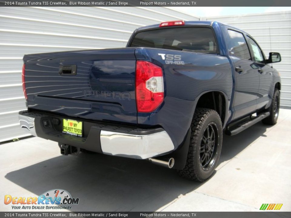 2014 Toyota Tundra TSS CrewMax Blue Ribbon Metallic / Sand Beige Photo #4