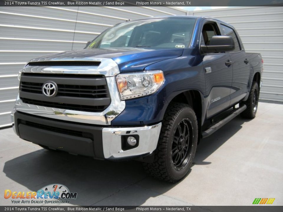2014 Toyota Tundra TSS CrewMax Blue Ribbon Metallic / Sand Beige Photo #8