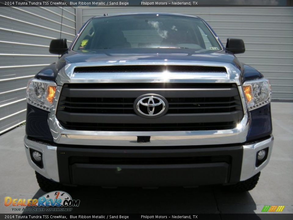 2014 Toyota Tundra TSS CrewMax Blue Ribbon Metallic / Sand Beige Photo #9