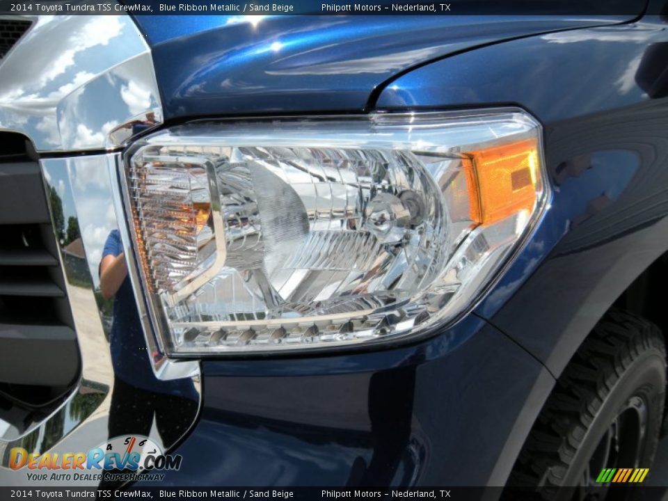 2014 Toyota Tundra TSS CrewMax Blue Ribbon Metallic / Sand Beige Photo #10