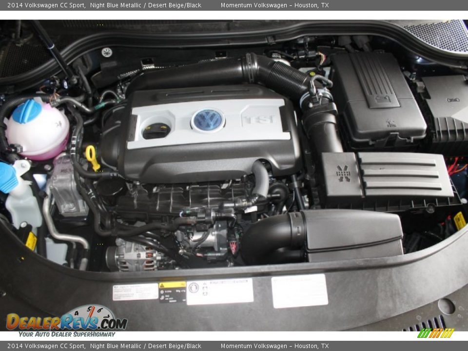 2014 Volkswagen CC Sport Night Blue Metallic / Desert Beige/Black Photo #29