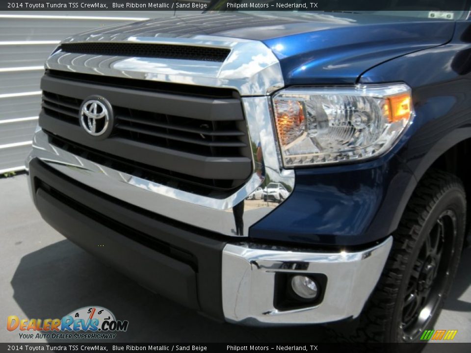 2014 Toyota Tundra TSS CrewMax Blue Ribbon Metallic / Sand Beige Photo #11
