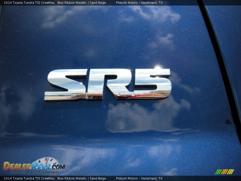 2014 Toyota Tundra TSS CrewMax Blue Ribbon Metallic / Sand Beige Photo #16