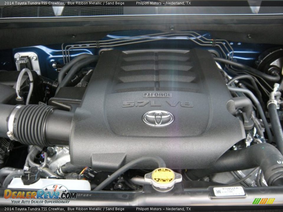 2014 Toyota Tundra TSS CrewMax Blue Ribbon Metallic / Sand Beige Photo #20