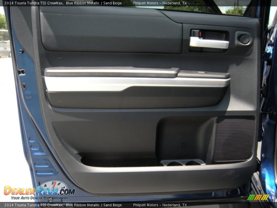 2014 Toyota Tundra TSS CrewMax Blue Ribbon Metallic / Sand Beige Photo #22
