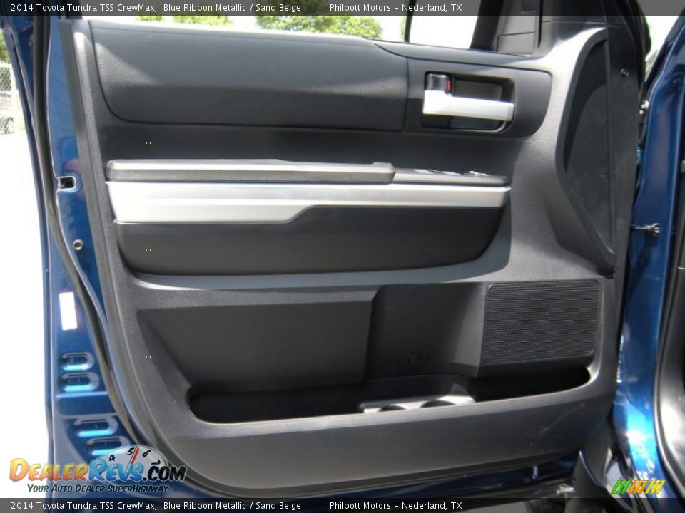 2014 Toyota Tundra TSS CrewMax Blue Ribbon Metallic / Sand Beige Photo #24