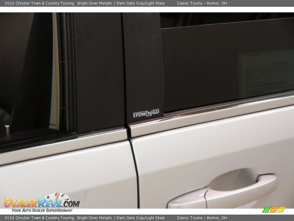 2010 Chrysler Town & Country Touring Bright Silver Metallic / Dark Slate Gray/Light Shale Photo #4
