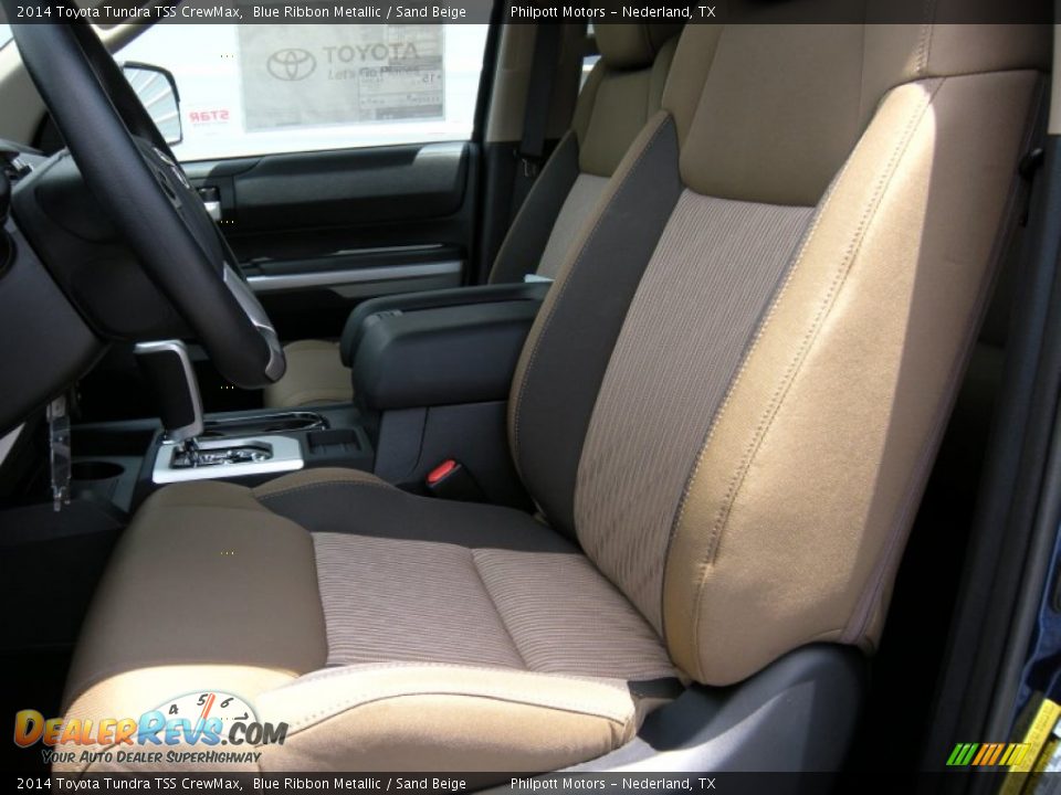 2014 Toyota Tundra TSS CrewMax Blue Ribbon Metallic / Sand Beige Photo #26