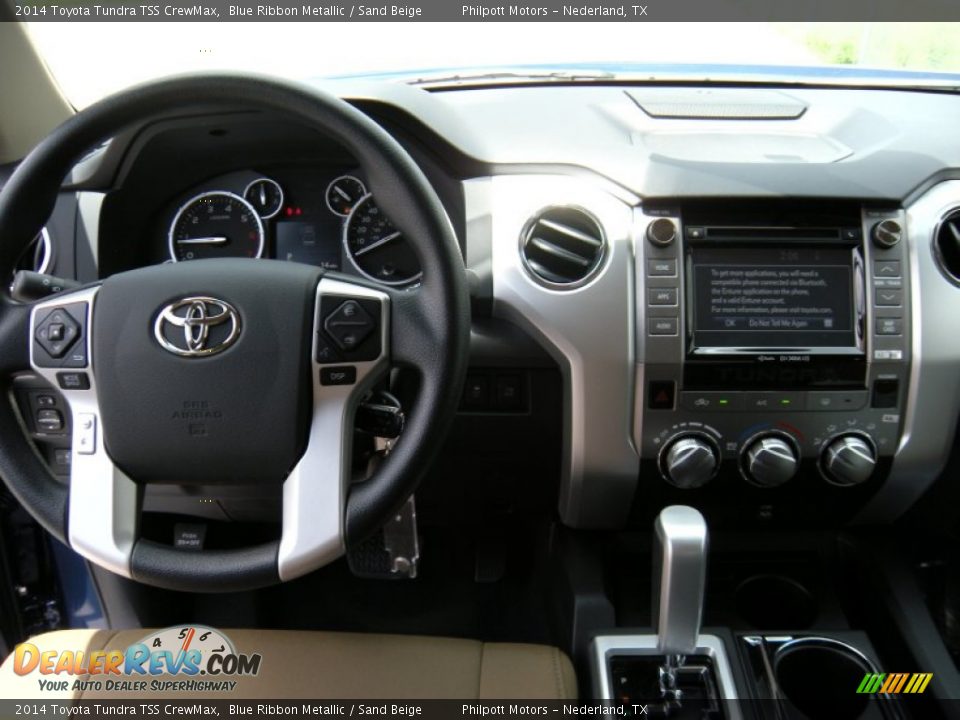 2014 Toyota Tundra TSS CrewMax Blue Ribbon Metallic / Sand Beige Photo #28