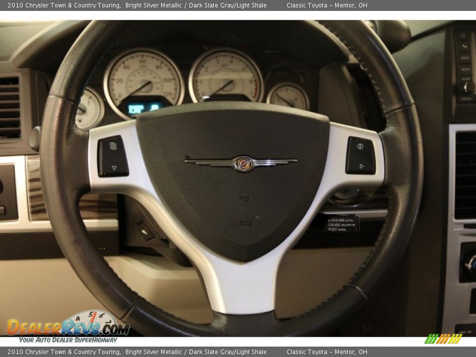2010 Chrysler Town & Country Touring Bright Silver Metallic / Dark Slate Gray/Light Shale Photo #7