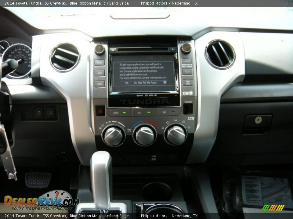 2014 Toyota Tundra TSS CrewMax Blue Ribbon Metallic / Sand Beige Photo #29